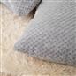 Brentfords Waffle Popcorn Fleece Set of 4 x Cushion Covers Pack Sofa - 18