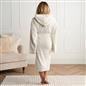 OHS Ribbed Fleece Dressing Gown Luxury Warm Supersoft Loungewear Ladies Robe