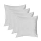 OHS Pack of Cushion Fillers Hollowfibre Insert Pads, White - 45 x 45cm