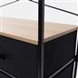 Cabinet Rail Wardrobe Open Home 6 Drawer Coat Hanger Storage Clothes Organiser