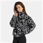 OHS Print Teddy Fleece Half Zip Jumper Womens Pullover Sweatshirt Long Sleeve