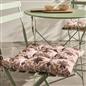 OHS Seat Pads 2 Water Resistant Outdoor Cushions Garden Chair Covers Ties