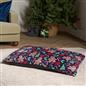 OHS Print Pet Bed Fleece Paw Checks Leopard Stripes Xmas Calming Cushion Dog Cat