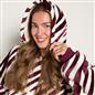 OHS Animal Prints Hoodie Blanket Sherpa Lined Fleece Wearable Throw