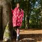 OHS Bows Pocket Scarf Coral Fleece Sherpa Lined Thermal Winter Wrap Hand Warmer