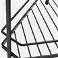 OHS 2 Tier Corner Shelf Free Standing Shelving Unit Metal Kitchen Storage Rack