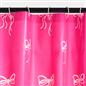 OHS Bows Shower Curtain with 12 Hooks Mould Proof Bathtub Curtains
