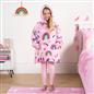Rainbow Hoodie Oversized Wearable Throw Sherpa Fleece Giant Warm Soft Blanket