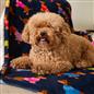 OHS Printed Pet Blanket Reversible Sherpa Fleece Dog Cats Thermal Calming Throw