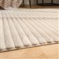 Faux Fur Rug Living Room Ribbed Large Mat Luxury Carpet Anti Slip Floor Runner