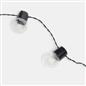 OHS Solar String Lights 20 LED Bulbs Outdoor Garden Festoon Lighting Auto Sensor
