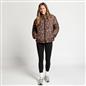 OHS Puffer Jacket Windproof Padded Winter Outerwear Cropped Zip Coat Hiking