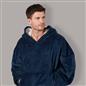OHS Electric Heated Oversized Hoodie Blanket with Sleeves Wearable Sherpa Giant