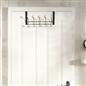 Over Door 10 Hooks Coat Hanger Wood Organiser Space Saving Home Storage Rail