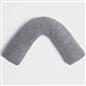 Teddy Fleece V Shaped Pillow Body Neck Support Pregnancy Orthopaedic Cushion
