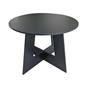 OHS Angular Dining Table 4-Seater Round Circle Kitchen Tables Engineered Wood
