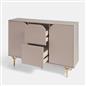 OHS Curved Look Sideboard Display Unit Buffet Cabinet Sideboard Cupboard Storage