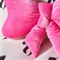 OHS Bow Shaped Cushion Velvet Decorative Filled Scatter Pillow Gift