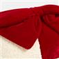 OHS Bow Wrapped Cushion Boucle Gift Decorative Novelty Filled Scatter Pillow