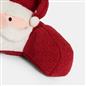 OHS Santa Cuddle Cushion Kids Soft Teddy Fleece Reading Pillow Xmas Bed Sofa