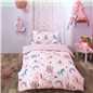 Dreamscene Unicorn Kingdom Duvet Cover and Pillowcase Kids Pink Star Bedding Set