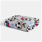 OHS Xmas Flannel Throw Kids Soft Fleece Travel Blanket Winter Thermal Bedspread