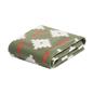 OHS Geo Print Throw Soft Blanket Polar Fleece Lightweight Bedspread