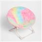 OHS Tie Dye Folding Chair Round Moon Garden Outdoor Bedroom Folding Picnic Seat