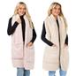 OHS Teddy Fleece Scarf Long Thermal Soft Pockets Hand Neck Warmer Marl Wrap