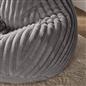 OHS Ribbed Bean Bag Chair Adult Gaming Beanbags with Filling Cosy Couch