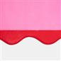 OHS Scallop Edge Rug Non Slip Soft Modern Carpet Living Room Bedroom