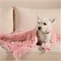 OHS Pet Fleece Throw Fluffy Calming Foldable Travel Dog Puppy Cat Blanket