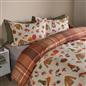 OHS Autumn Gonk Bedding Set Reversible Microfibre Duvet Cover with Pillowcase