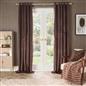 Thermal Matte Velvet Eyelet Curtains 2 Pair Of Ready Made Thick Fabric Ring Top