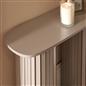 OHS Madison Console Table Ribbed Engineered Wood Entryway Display Unit Decor