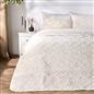 OHS Cable Knit Teddy Fleece Reversible Coverless 10.5 Tog Duvet Bedding Set