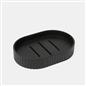 Bathroom Accessories 4 Piece Set Ribbed Soap Dispenser Holder Tumbler Toothbrush