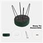 Stool Boucle Fleece Chair Dressing Table Vanity Seat Pouffe Home Spa Foot Rest