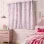 OHS Kids Eyelet Curtains Printed Pair of Blackout Ring Top Panels Ready Made