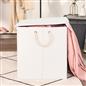 Laundry Basket Foldable Clothing Hamper Washing Boucle Teddy Fleece Storage Bin