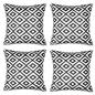 OHS Print Outdoor Cushion Covers Garden Water Resistant Filled Inserts Seat Set