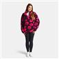 OHS Print Teddy Fleece Half Zip Jumper Womens Pullover Sweatshirt Long Sleeve