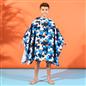 Kids Poncho Beach Towel Hooded Quick Dry Microfibre Holiday Swimming Absorbent