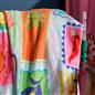 OHS Postcard Print Throw Ultra Soft Blanket Flannel Fleece Lightweight Bedspread