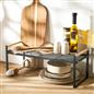 OHS Kitchen Shelf Organiser Countertop Storage Wire Rack Stand Metal Frame