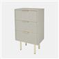 OHS Ribbed Drawer Unit Bedside Table 3/4/5/6 Draw Cabinet Nightstand Sideboard