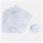 OHS Marble Effect Placemat Coaster 4 Set Luxury Table Mats Home Decor