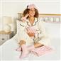 OHS Ribbed Faux Fur Winter Gift Set Hot Water Bottle Socks Eye Mask Scrunchie