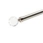 OHS 120-200cm Curtain Pole Extendable Metal 28mm Ball Trumpet Twist Finnials