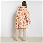 OHS Autumn Hoodie Blanket Pumpkin Prints Fleece Wearable Throw Sherpa